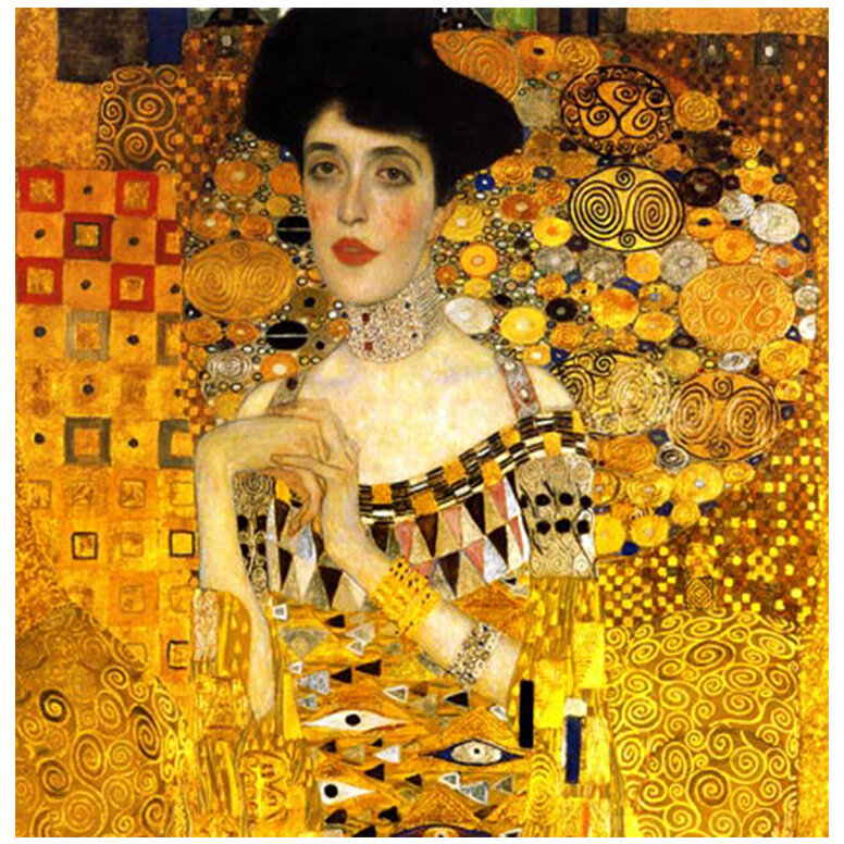 Comanda Laveta microfibra Klimt Golden Lady marca Green Ideas online
