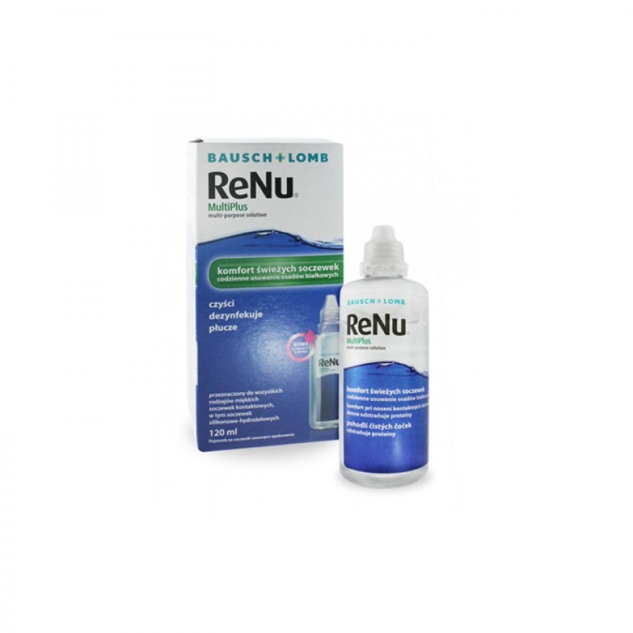Comanda Solutie intretinere lentile de contact Renu Multi-Purpose 120 ml + suport lentile cadou marca Bausch & Lomb online