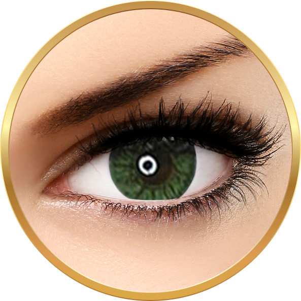 Lentile de contact Adore Crystal Green – lentile de contact colorate verzi trimestriale – 90 purtari (2 lentile/cutie) marca Adore cu comanda online