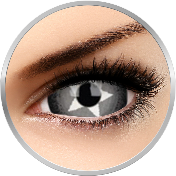 Lentile de contact Crazy Stargazer – lentile de contact colorate negre anuale – 360 purtari (2 lentile/cutie) marca ColourVUE cu comanda online