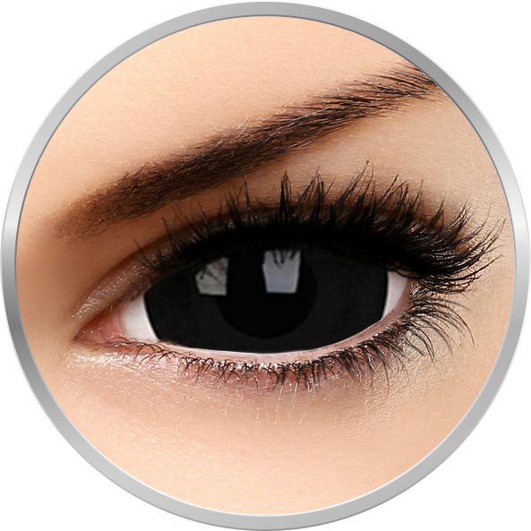 Lentile de contact Fancy Black Titan – lentile de contact colorate negre anuale – 360 purtari (2 lentile/cutie) marca Phantasee cu comanda online