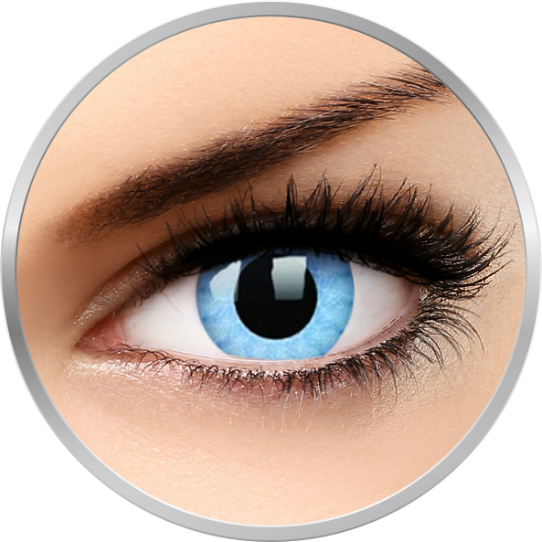 Lentile de contact Fancy Blue Mist – lentile de contact colorate albastre anuale – 360 purtari (2 lentile/cutie) marca Phantasee cu comanda online