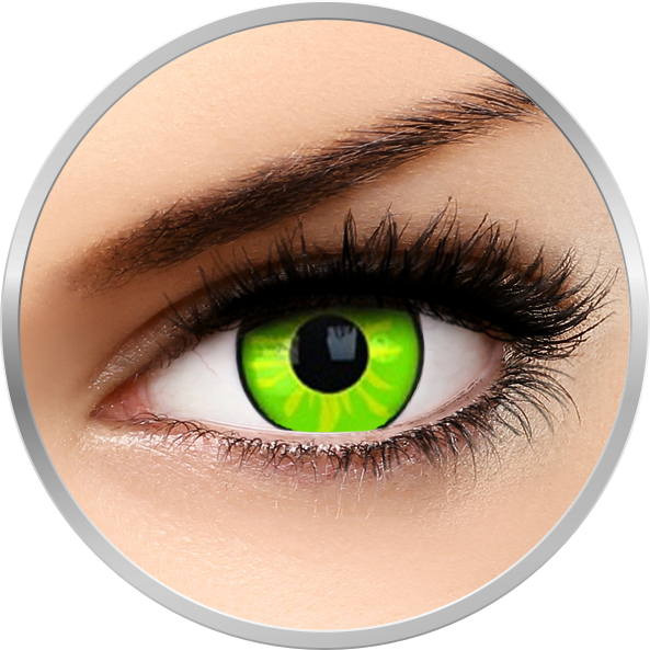Lentile de contact Fancy Rogue – lentile de contact colorate verzi anuale – 360 purtari (2 lentile/cutie) marca Phantasee cu comanda online