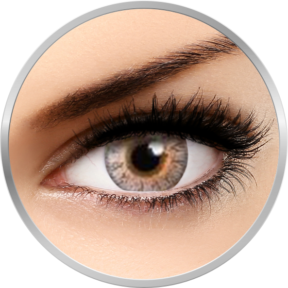 Lentile de contact Flash Glam Grey – lentile de contact colorate gri 90 de purtari (2 lentile/cutie) marca Phantasee cu comanda online