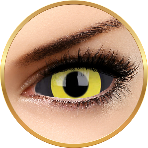 Lentile de contact Sclera Angel Dust – lentile de contact colorate galbene anuale -185 purtari (2 lentile/cutie) marca ColourVUE cu comanda online