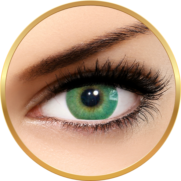 Lentile de contact Solotica Hidrocor Verde – lentile de contact colorate verzi anuale – 365 purtari (2 lentile/cutie) marca Solotica cu comanda online
