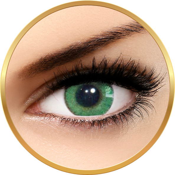 Lentile de contact Solotica Natural Colors Verde – lentile de contact colorate verde intens anuale – 365 purtari (2 lentile/cutie) marca Solotica cu comanda online
