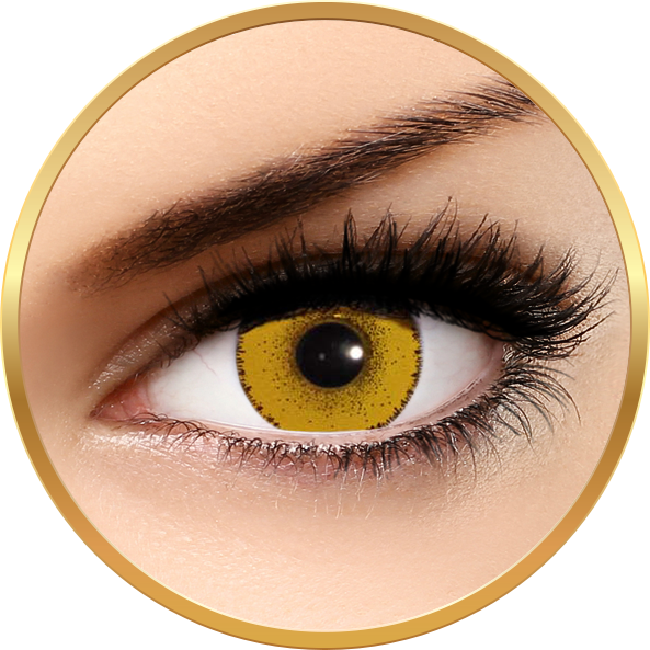 Lentile de contact Solotica Solflex Colors Hype Amarela Yellow – lentile de contact colorate galbene lunare – 30 purtari (2 lentile/cutie) marca Solotica cu comanda online