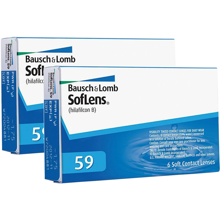 Lentile de contact cu dioptrii 2 x Bausch & Lomb SofLens 59 lunare – 6 lentile/cutie cu comanda online