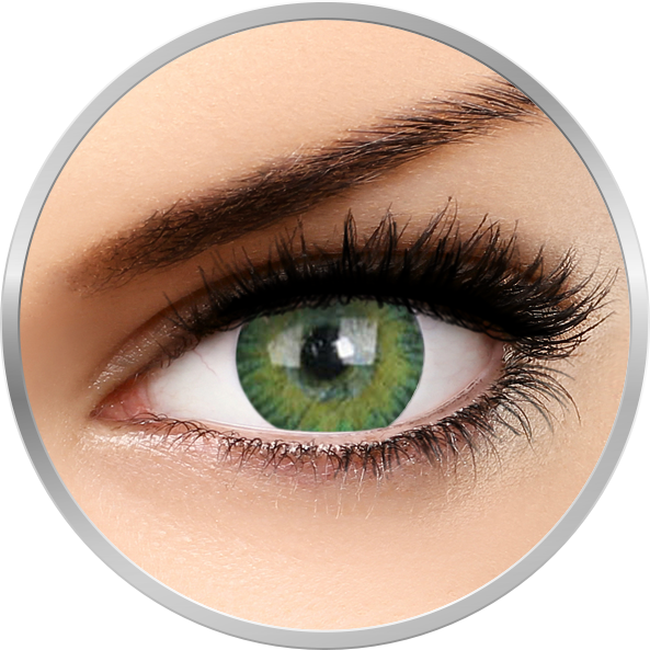 Lentile de contact cu dioptrii 3Tones Green – lentile de contact torice pentru astigmatism – trimestriale – 90 purtari (1 lentila/cutie) cu comanda online