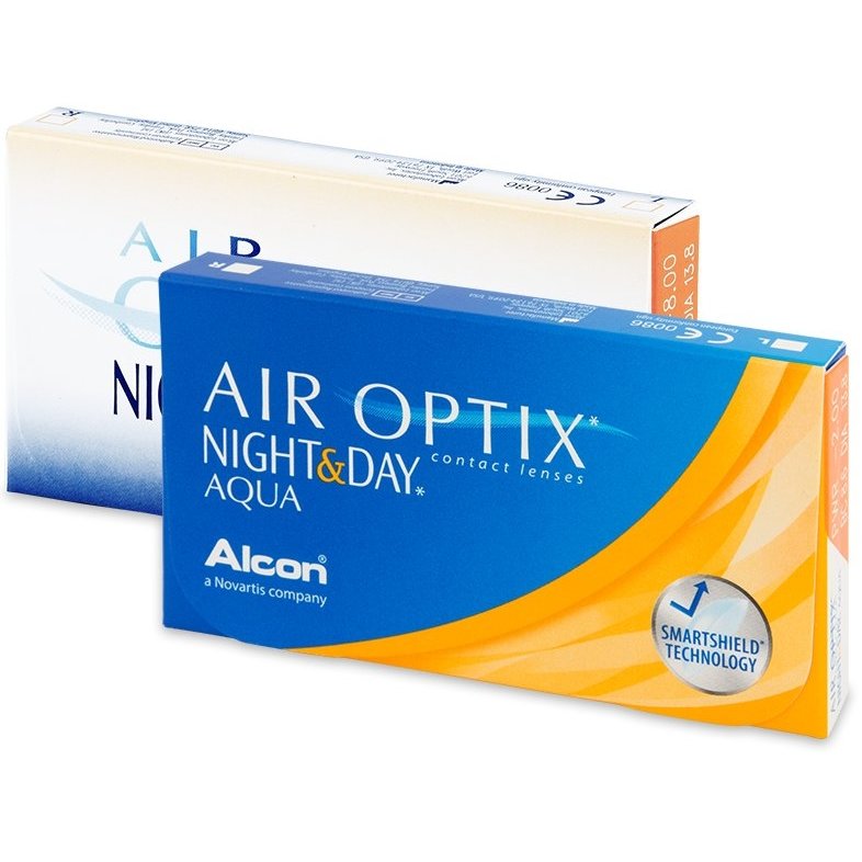 Lentile de contact cu dioptrii Alcon / Ciba Vision Air Optix Night & Day Aqua lunare 3 lentile / cutie cu comanda online