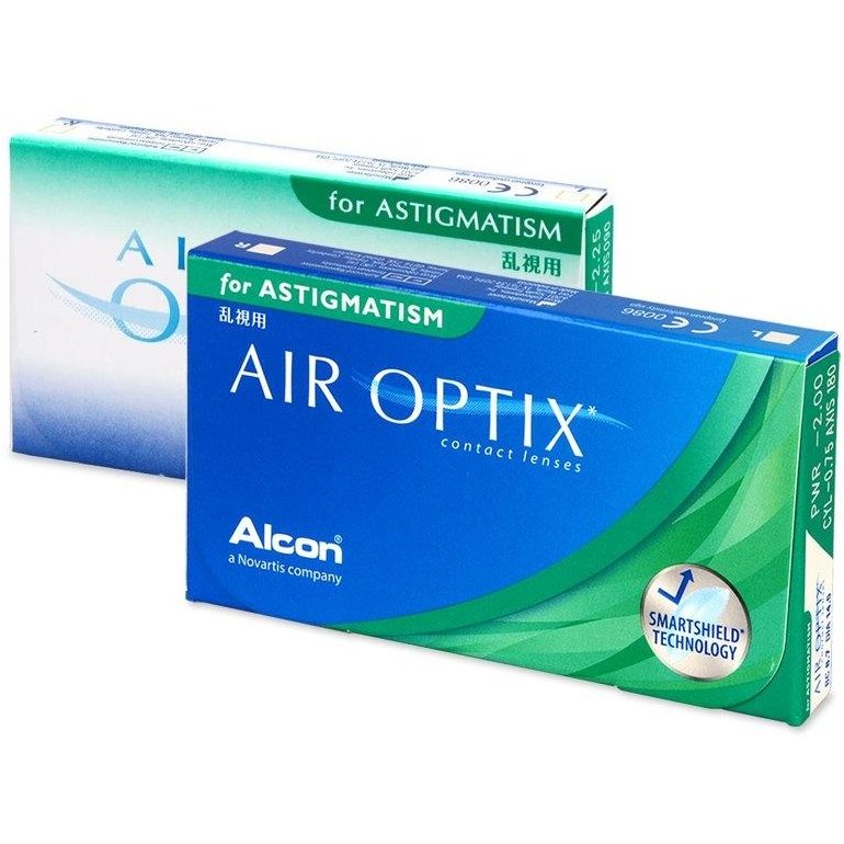 Lentile de contact cu dioptrii Alcon / Ciba Vision Air Optix for Astigmatism lunare 3 lentile / cutie cu comanda online