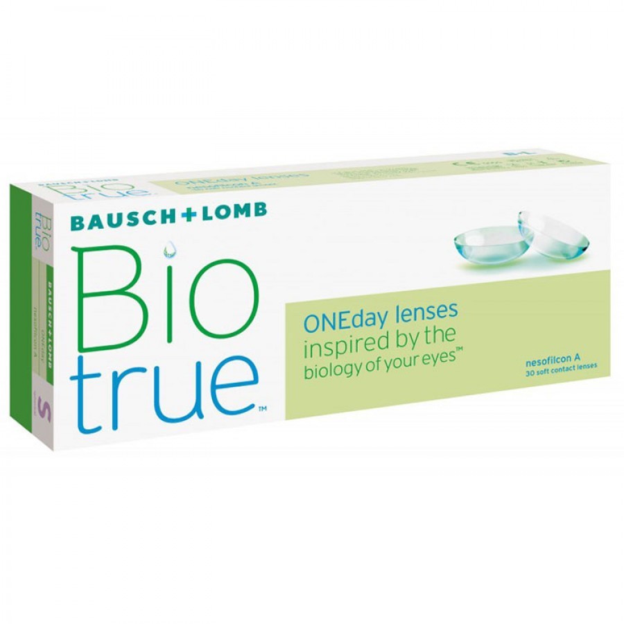 Lentile de contact cu dioptrii Bausch & Lomb Biotrue One Day – 30 lentile / cutie cu comanda online