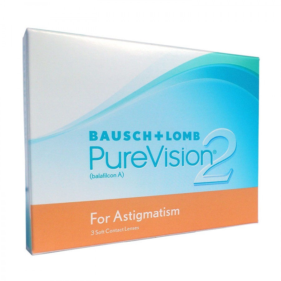 Lentile de contact cu dioptrii Bausch & Lomb Pure Vision 2HD Astigmatism lunare – 3 lentile / cutie cu comanda online