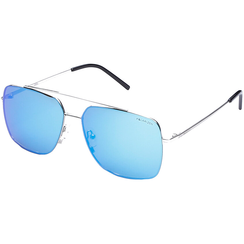Ochelari de soare barbati Polarizen S4001 C2 Patrati Albastri originali cu lentila Polarizata cu comanda online
