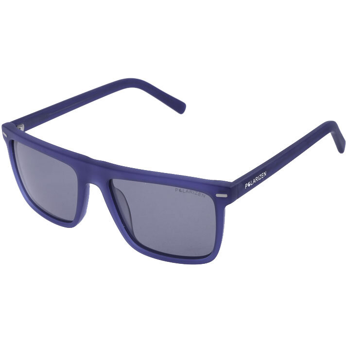 Ochelari de soare barbati Polarizen WD5009 C2 Rectangulari Albastri originali cu lentila Polarizata cu comanda online