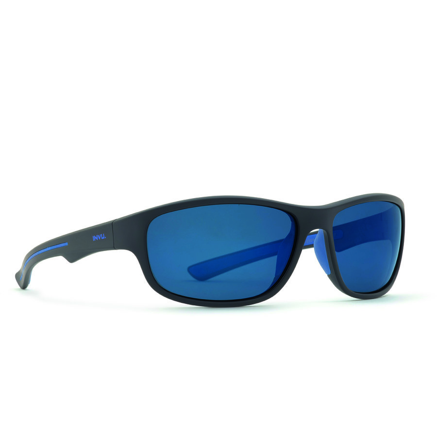 Ochelari de soare barbati ULTRAPOLARIZATI INVU A2709B Sport Albastri originali cu lentila Polarizata cu comanda online