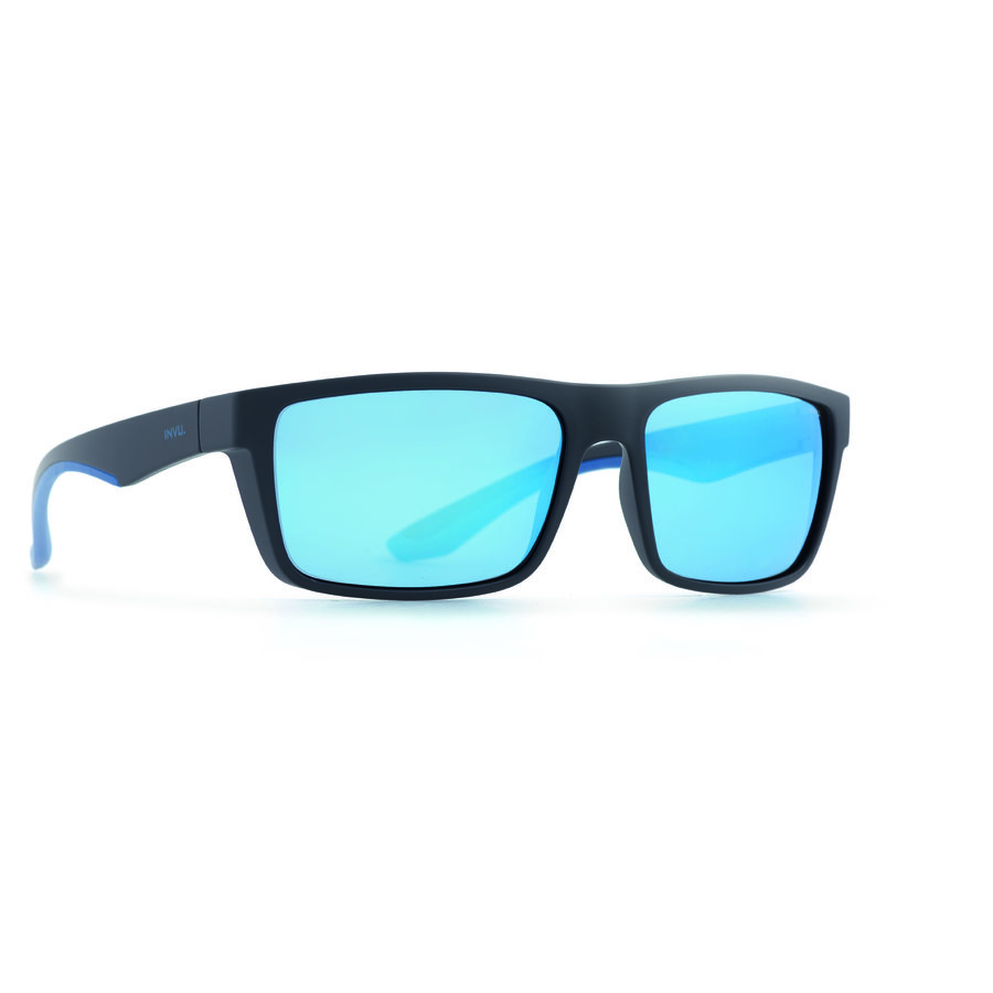 Ochelari de soare barbati ULTRAPOLARIZATI INVU A2802A Rectangulari Albastri originali cu lentila Polarizata cu comanda online