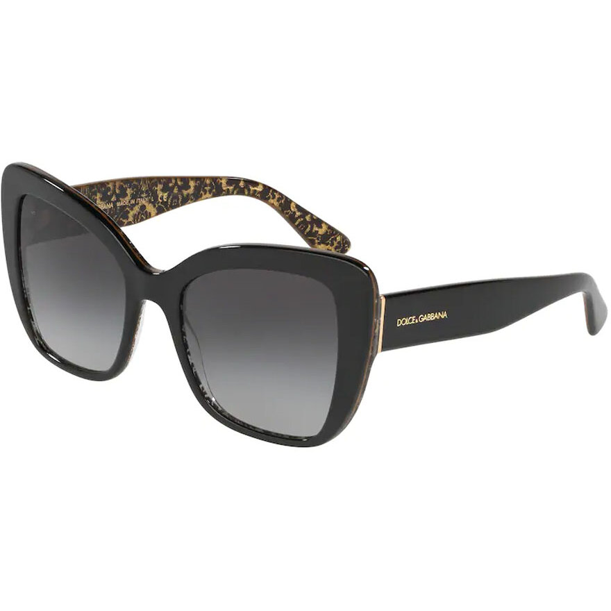 Ochelari de soare dama Dolce & Gabbana DG4348 32158G Butterfly Gri Gradient originali cu comanda online