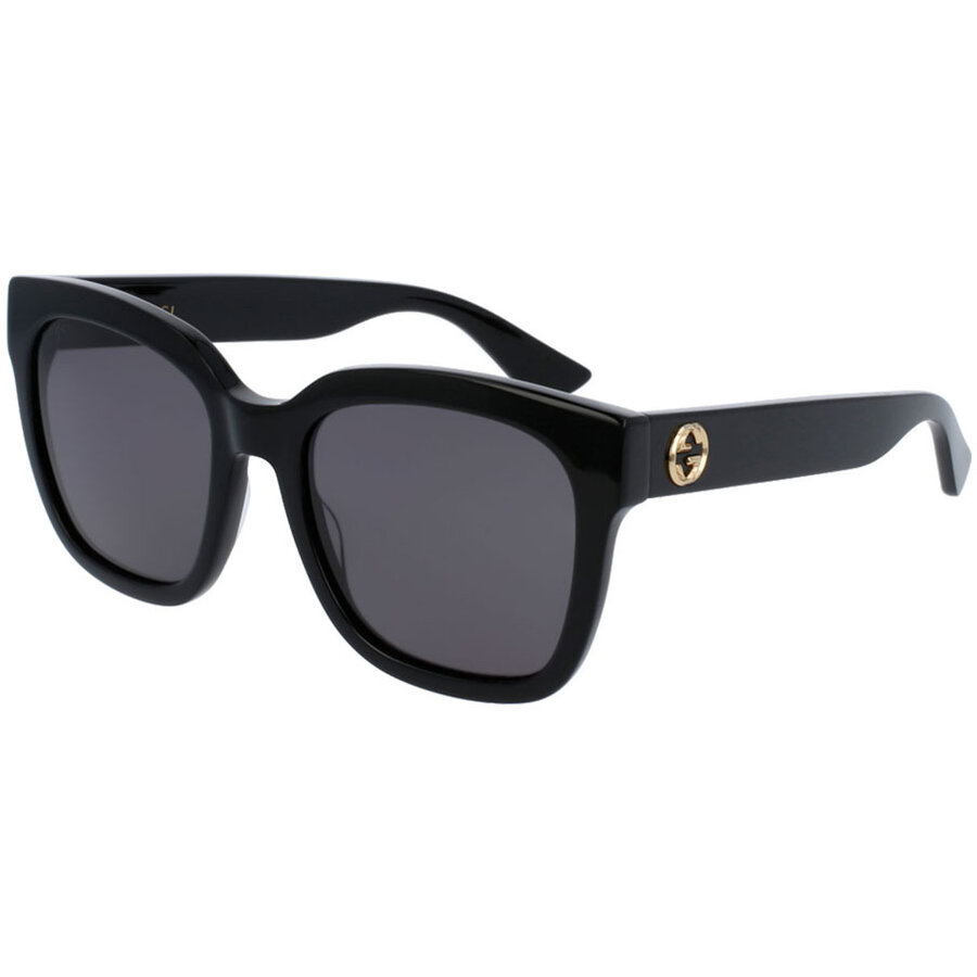 Ochelari de soare dama Gucci GG0034S 001 Patrati Gri originali cu comanda online