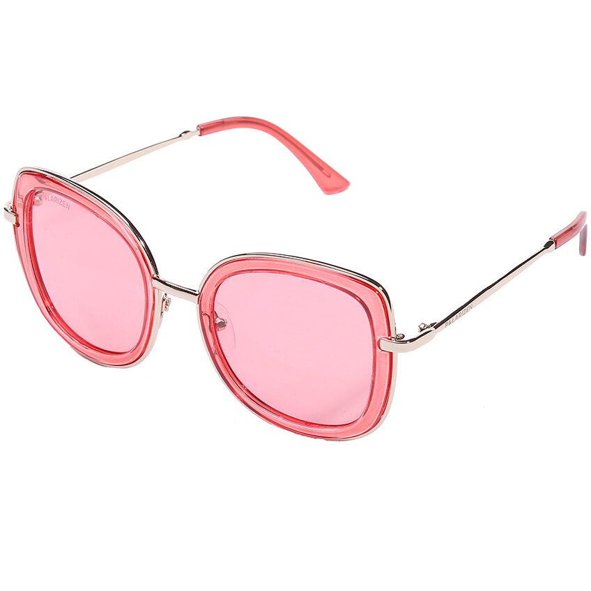 Ochelari de soare dama Polarizen 99068 Pink Supradimensionati Roz originali cu lentila Polarizata cu comanda online