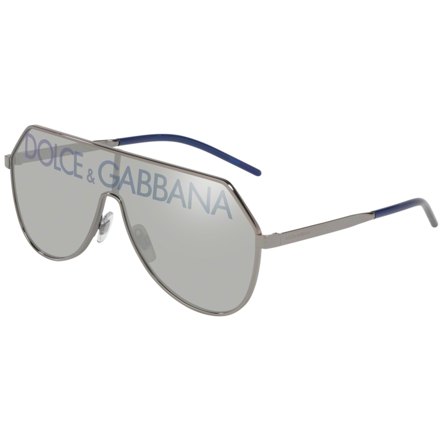 Ochelari de soare unisex Dolce & Gabbana DG2221 / 04/N Pilot Gri originali cu rama de Metal cu comanda online