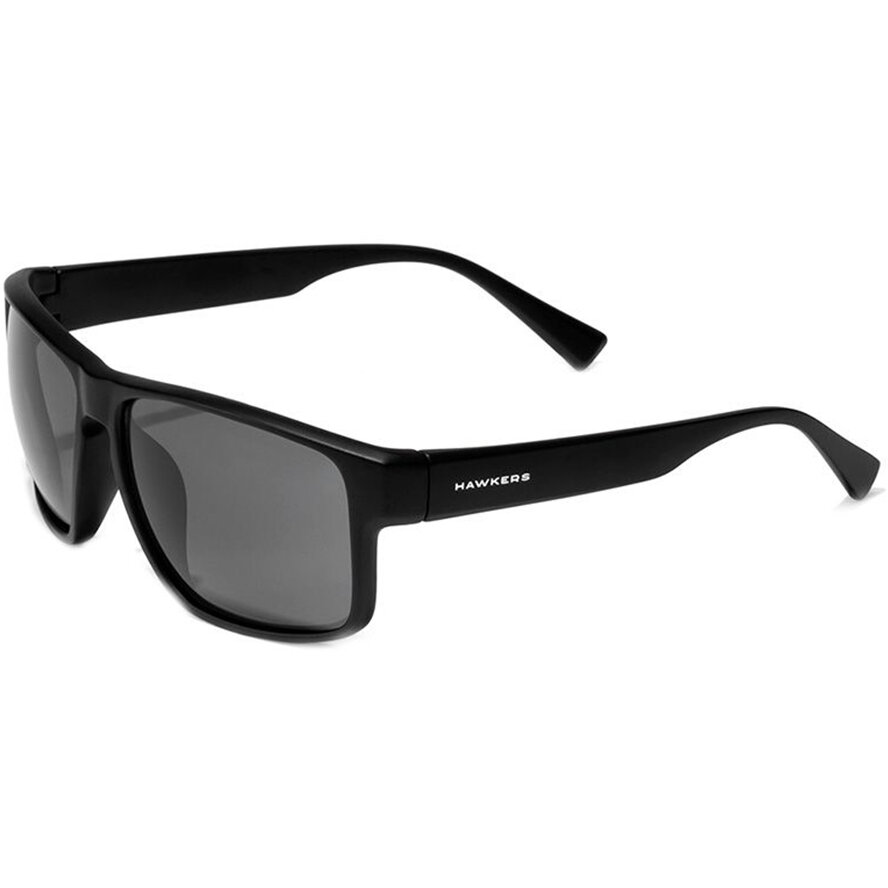 Ochelari de soare unisex Hawkers 110001 Black Dark Faster Rectangulari Negri UV400 originali cu comanda online