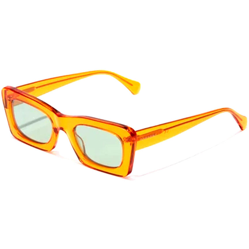 Ochelari de soare unisex Hawkers 400055 Orange Lauper Rectangulari Verzi UV400 originali cu comanda online