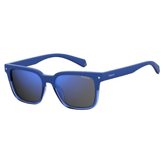 Ochelari de soare unisex POLAROID PLD 6044/S PJP/5X Rectangulari Albastri originali cu lentila Polarizata cu comanda online