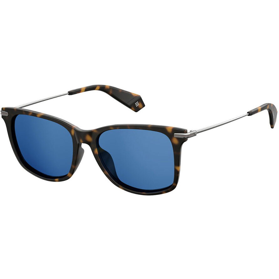 Ochelari de soare unisex POLAROID PLD 6078/F/S 086/C3 Patrati Albastri originali cu lentila Polarizata cu comanda online