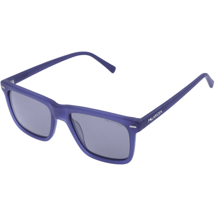 Ochelari de soare unisex Polarizen WD5008 C2 Rectangulari Albastri originali cu lentila Polarizata cu comanda online