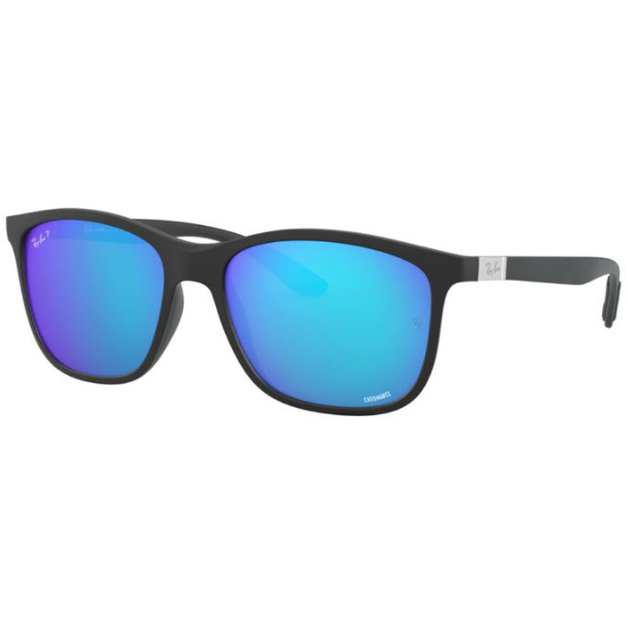 Ochelari de soare unisex Ray-Ban RB4330CH 601SA1 Patrati Albastri originali cu lentila Polarizata cu comanda online