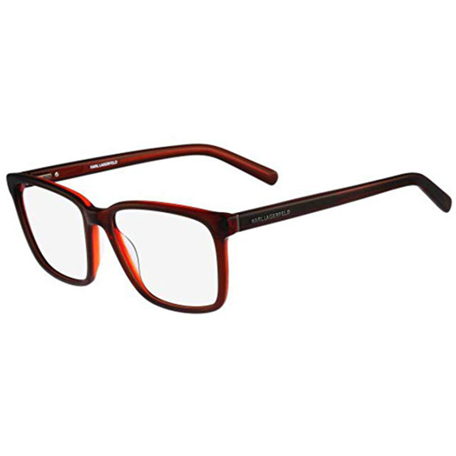 Rama ochelari de vedere unisex Karl Lagerfeld KL885 054 Patrate Maro originale din Plastic cu comanda online