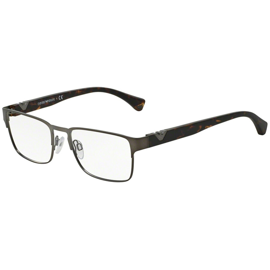 Rame ochelari de vedere Emporio Armani barbati EA1027 3003 Rectangulare Gri originale din Metal cu comanda online