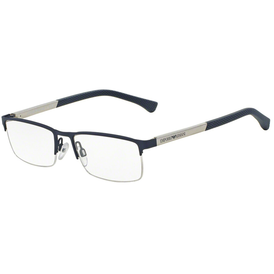Rame ochelari de vedere Emporio Armani barbati EA1041 3131 Rectangulare Albastre originale din Metal cu comanda online