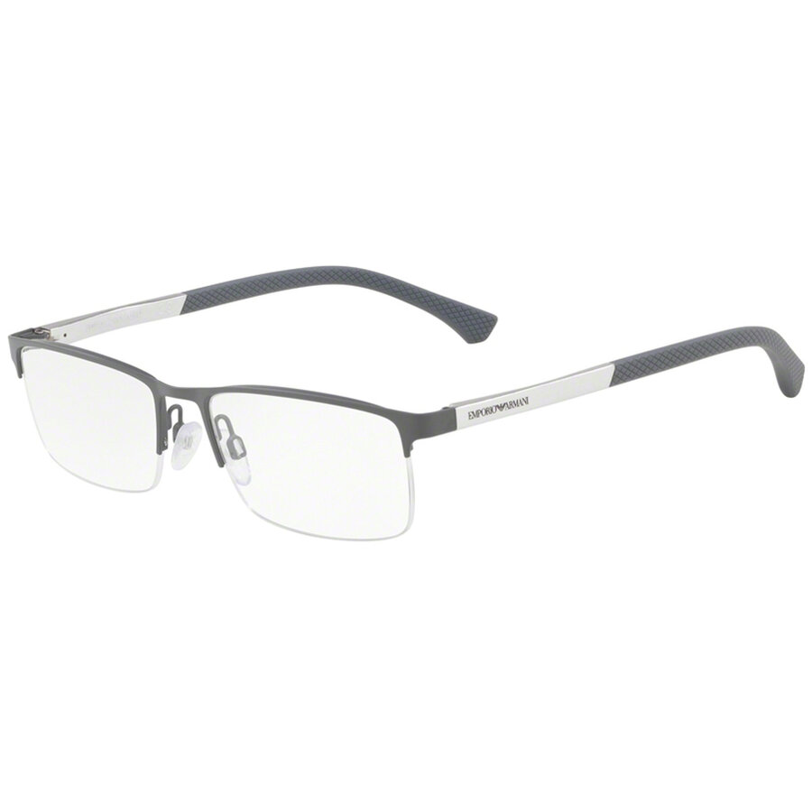 Rame ochelari de vedere Emporio Armani barbati EA1041 3273 Rectangulare Gri originale din Metal cu comanda online