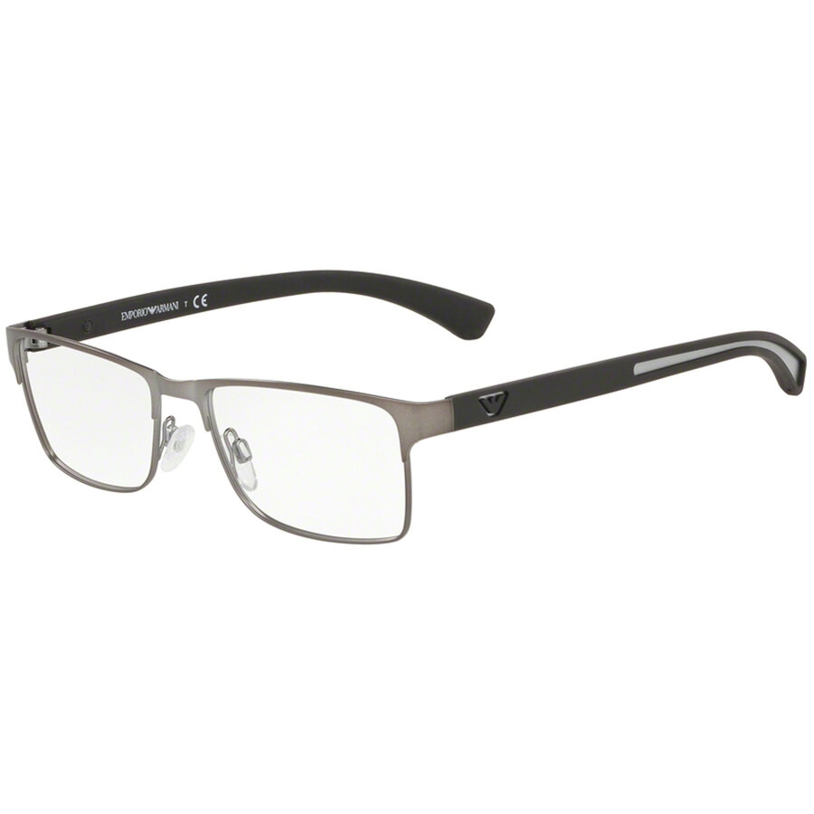 Rame ochelari de vedere Emporio Armani barbati EA1052 3003 Rectangulare Gri originale din Metal cu comanda online