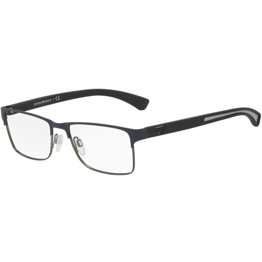 Rame ochelari de vedere Emporio Armani barbati EA1052 3155 Albastre Rectangulare originale din Metal cu comanda online