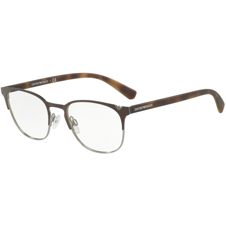Rame ochelari de vedere Emporio Armani barbati EA1059 3179 Ovale Maro originale din Metal cu comanda online