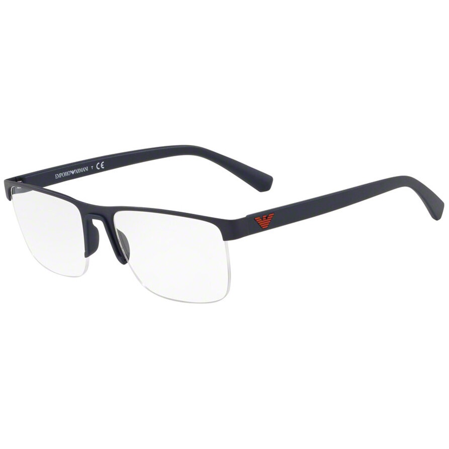Rame ochelari de vedere Emporio Armani barbati EA1084 3254 Rectangulare Albastre originale din Metal cu comanda online