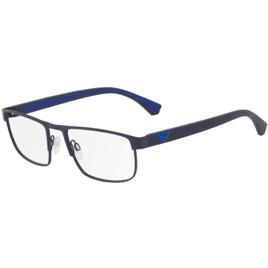 Rame ochelari de vedere Emporio Armani barbati EA1086 3267 Rectangulare Albastre originale din Metal cu comanda online