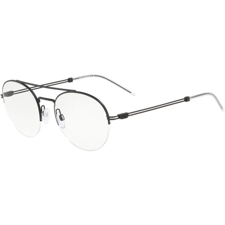Rame ochelari de vedere Emporio Armani barbati EA1088 3001 Rotunde Negre originale din Metal cu comanda online