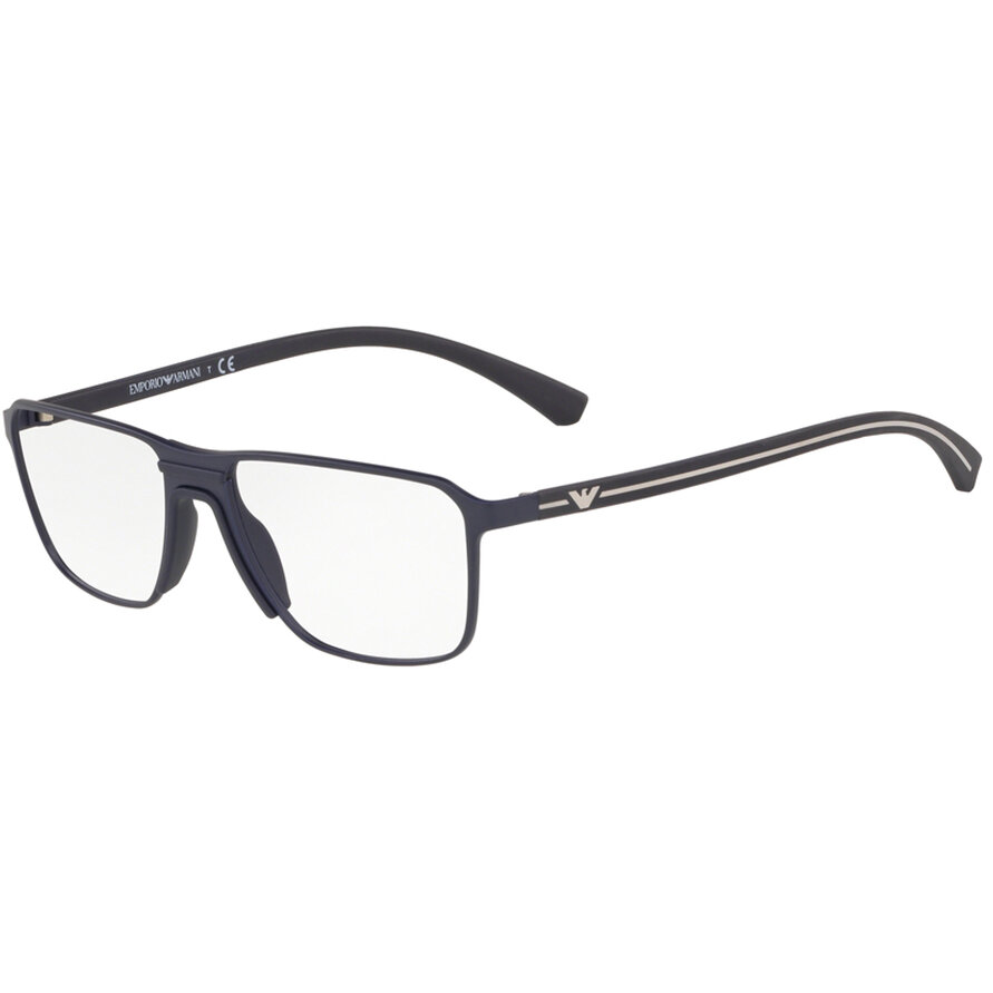 Rame ochelari de vedere Emporio Armani barbati EA1089 3092 Rectangulare Albastre originale din Metal cu comanda online