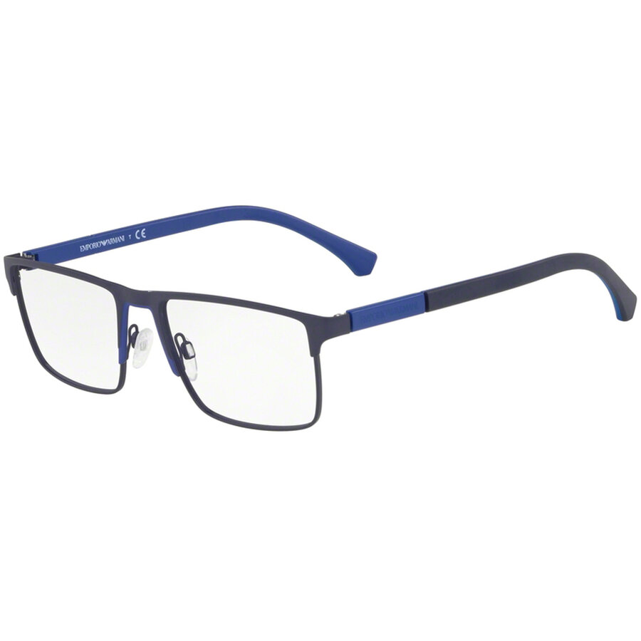 Rame ochelari de vedere Emporio Armani barbati EA1095 3283 Rectangulare Albastre originale din Metal cu comanda online
