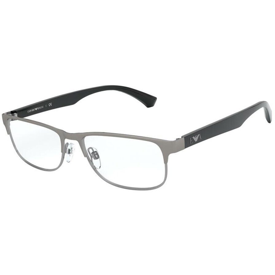 Rame ochelari de vedere Emporio Armani barbati EA1096 3001 Rectangulare Gri originale din Metal cu comanda online