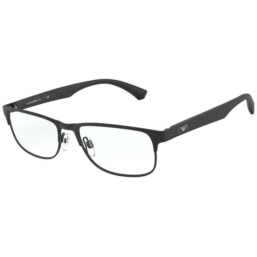 Rame ochelari de vedere Emporio Armani barbati EA1096 3014 Rectangulare Negre originale din Metal cu comanda online
