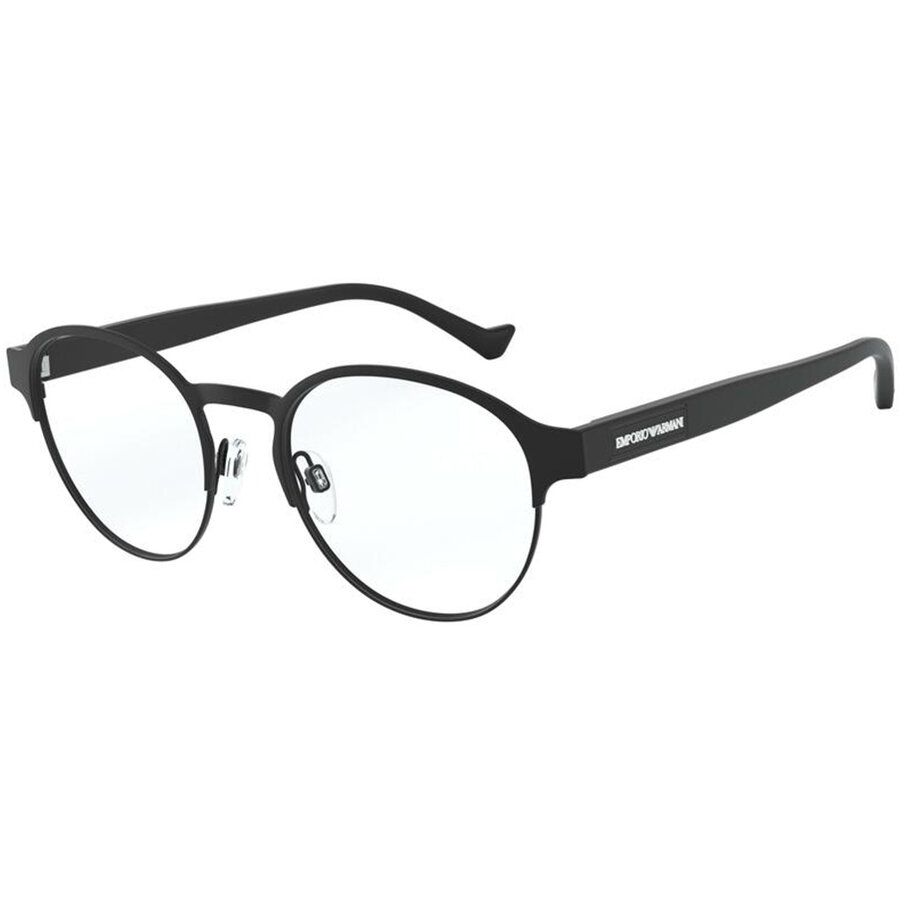 Rame ochelari de vedere Emporio Armani barbati EA1097 3014 Rotunde Negre originale din Metal cu comanda online