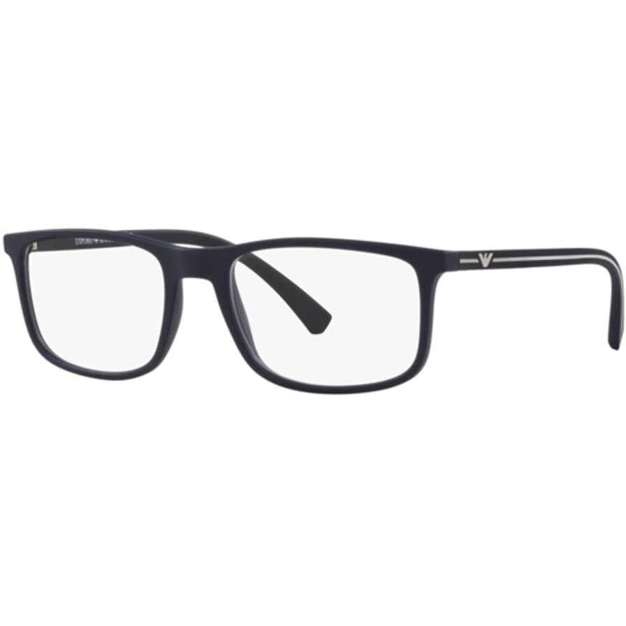Rame ochelari de vedere Emporio Armani barbati EA3135 5692 Rectangulare Albastre originale din Plastic cu comanda online