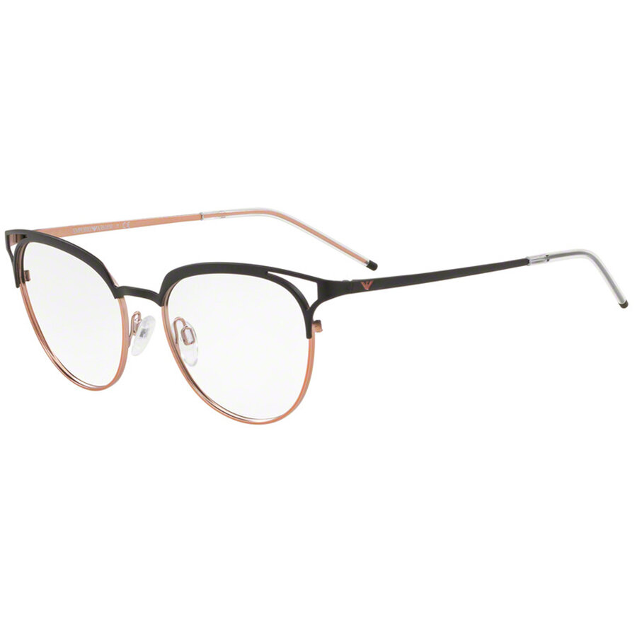 Rame ochelari de vedere Emporio Armani dama EA1082 3252 Cat-eye Negre originale din Metal cu comanda online