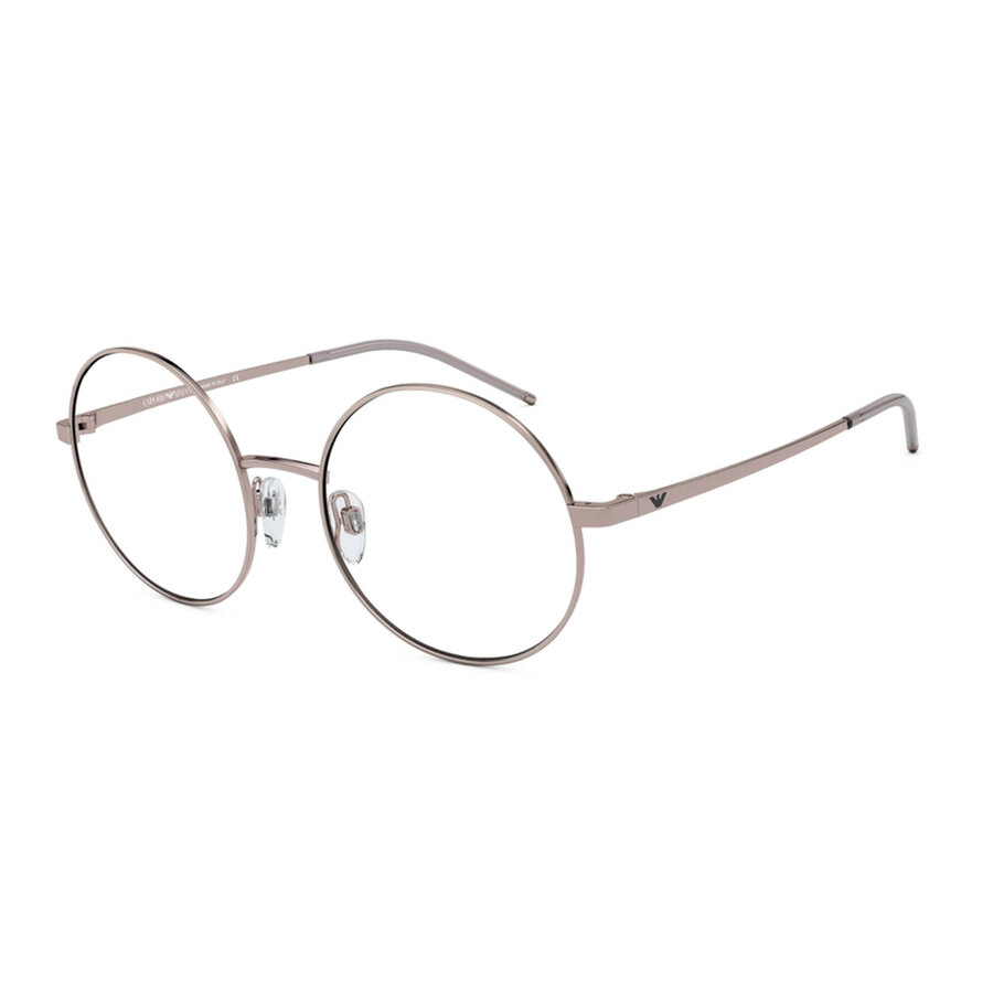 Rame ochelari de vedere Emporio Armani dama EA1092 3167 Rotunde Roz-Aurii originale din Metal cu comanda online